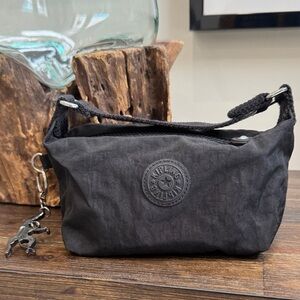 Kipling Haddie Black Mini Cosmetic Case w Keychain
